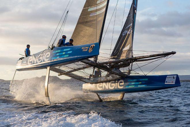 ENGIE come with valuable experience in the GC32 as a crew, having secured fifth place in the GC32 Racing Tour last season © J M Raget